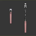 Other Industrial Mechanical Components With Pink Black Parts And Metal Fasteners