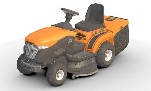 lawn tractor 3d model