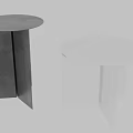 Modern Round Dining Tables With Unique Geometric Metal Bases Set Of Two