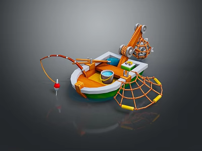 Boat Small Wooden Boat Fishing Boat Speedboat Single Boat Holiday Boat Wooden Boat Single Boat Single Wooden Boat 3d model