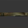 Ancient Bronze Sword Sculpture With Intricate Carved Hilt And Decorative Details