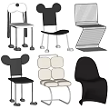 Modern Stylish Dining Chairs With Unique Designs Metal Frames And Various Shapes