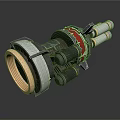 Industrial Mechanical Component Featuring Metallic Structure Red Accents Pipes And Connectors