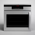 Modern Electric Oven With Digital Display Time Control And Glass Door