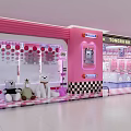 Modern Doll Machine Shop Doll Machine Shop Effect 3d model