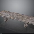 Wooden Bench With Natural Texture And Sturdy Legs For Home Furniture