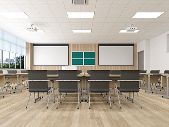 Classroom 3d model