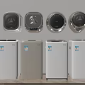 Haier Washing Machines Various Compact Upright Styles and Modern Home Colors