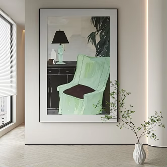 decorative painting 3d model