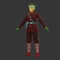 Republic of China Police Republic of China Character Character Model Police 3d model