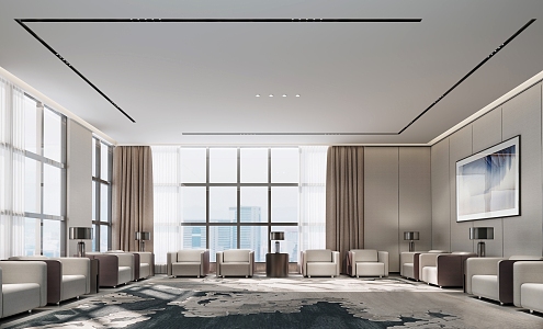 VIP Reception Room 3d model