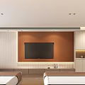 Hotel Guest Room With Twin Beds Wooden Flooring And Decorative Wall Art
