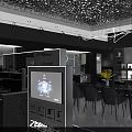 ZB Smart Spray Clean Kitchen Appliances Showroom With Modern Display And Cabinets
