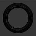 Durable Automotive Tire with Detailed Tread Design as Essential Car Component