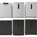 Haier Compact Refrigerators And Freezers In Light And Dark Color Options