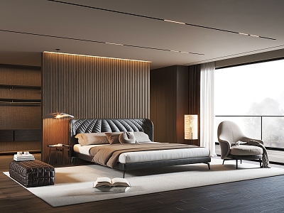 Modern Bedroom 3d model