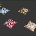 Colorful Floral Pattern Decorative Pillows for Home Living Room Decor