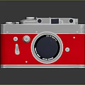 Red Vintage Desktop Computer With Classic Retro Design And Old School Aesthetic Style