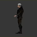 Human Character In Creature Inspired Armor With Detailed Biological Design Features