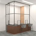 Service Front Desk 3d model