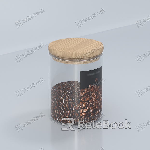 Modern Coffee Beans model