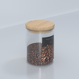 Modern Coffee Beans 3d model