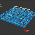 Blue Maze Amusement Equipment for Children with Interactive Path Design and Colorful Balls