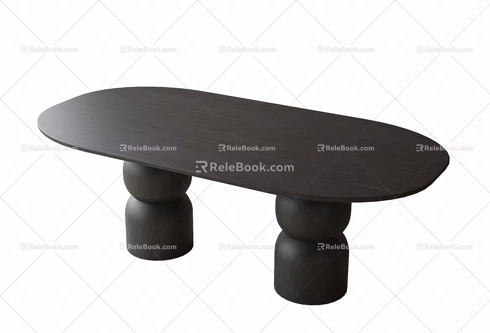 Modern Dining Table Desk Tea Table 3d model