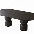 Modern Dining Table Desk Tea Table 3d model