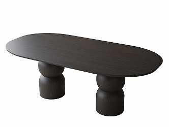 Modern Dining Table Desk Tea Table 3d model