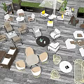 Modern Outdoor Sofa Sets With Wicker Designs Coffee Tables And Plants