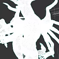 Game Movie Monster Character With Brown Red Muscle Texture Multiple Tentacles And Sharp Yellow Claws
