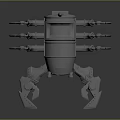 Robot Spider Robot Mecha Spider Science Fiction Spider Mechanical Spider Battery Spider Tower Defense 3d model