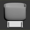 Modern Minimalist White Freestanding Bathtub With Sleek Surface And Chrome Metal Legs