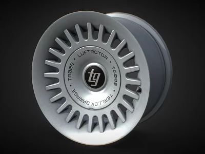 Sturdy Automotive Tire Wheel Rim With Ultratorq Traxis Spoke Design And Tested For Strength 3d model