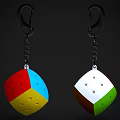 Colorful Hanging Cube Daily Life Supplies With Star Patterns And Multi Colored Faces