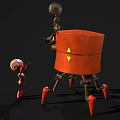 Modern Robot Small Robot 3d model