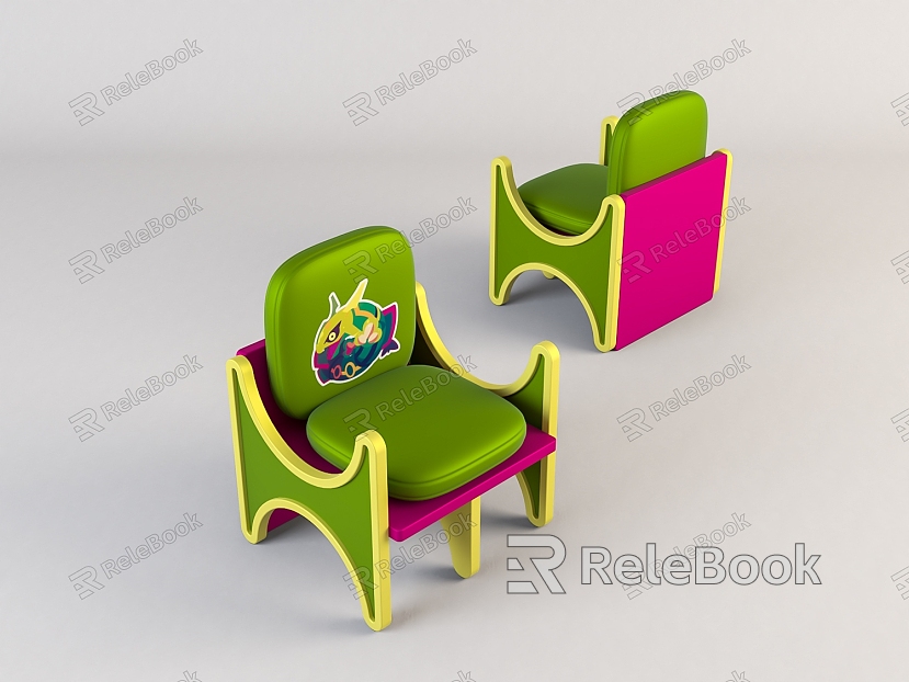 Modern Children's Chair Home Chair model