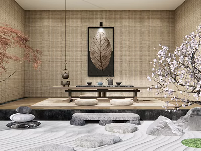 Japanese Tea Room Tatami Tea Room 3d model