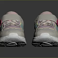 Kids Breathable Mesh Shoes Pastel Pink Blue Green Velcro Strap Air Cushion Sole