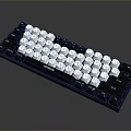 Redragon Stylish Keyboard With Black And White Keycaps For Daily Use