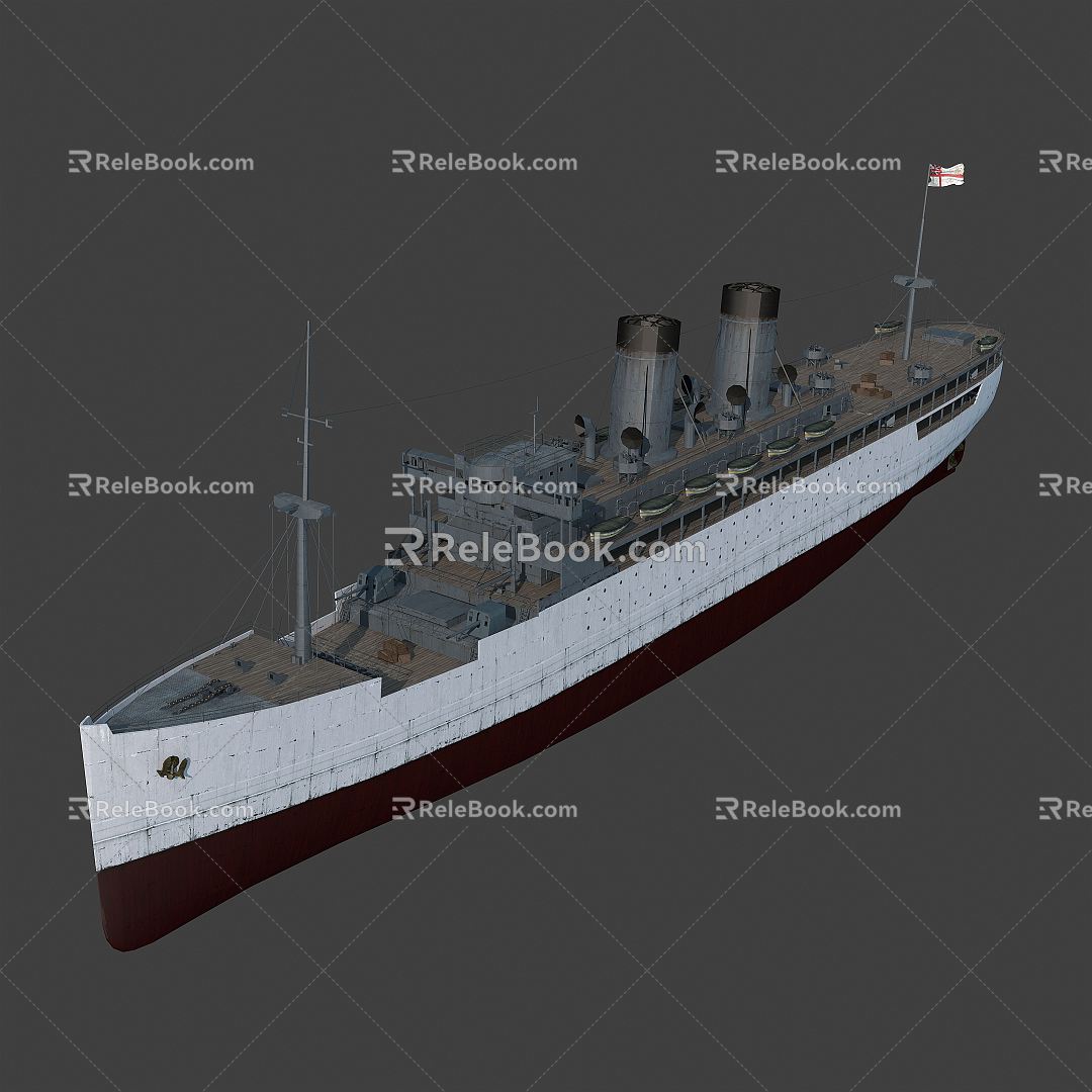 Modern cargo ship Laval 3d model