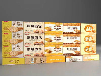 Modern Bread 3d model