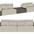 Modern Combination Sofa 3d model