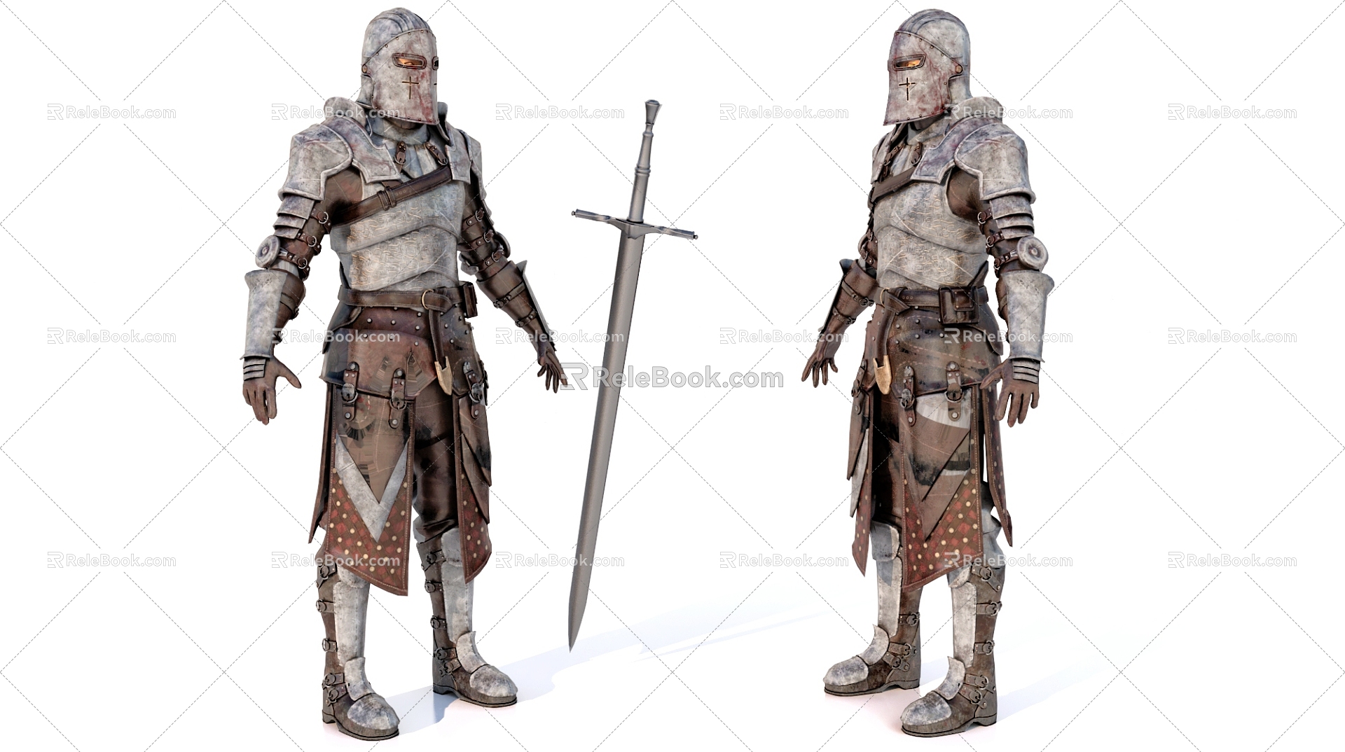 Knight Character Soldier Armor 3d model