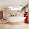 Beauty Salon Modern Interior With Comfortable Seating Natural Light And Decor Elements