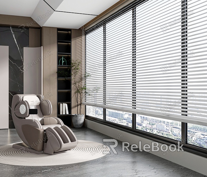 Balcony venetian blinds massage chair model