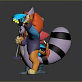 Animated Game Movie Cartoon Characters With Playful Poses And Vibrant Colors