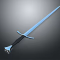 Modern Sword Officer Sword Long Sword Sheath 3d model
