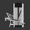 Modern Comfortable Chair With Metal Frame And Black Padded Seat